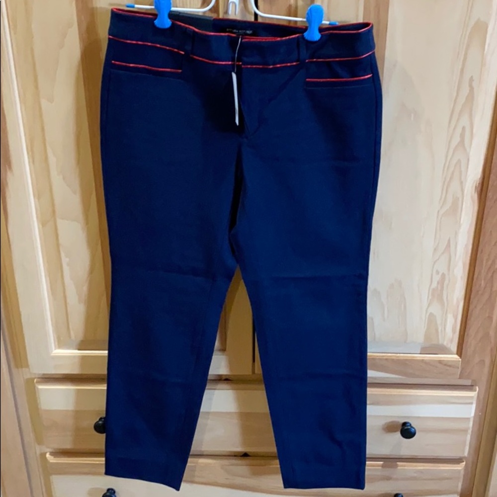 NWT Banana Republic Sloan Trouser Navy Blue 4R